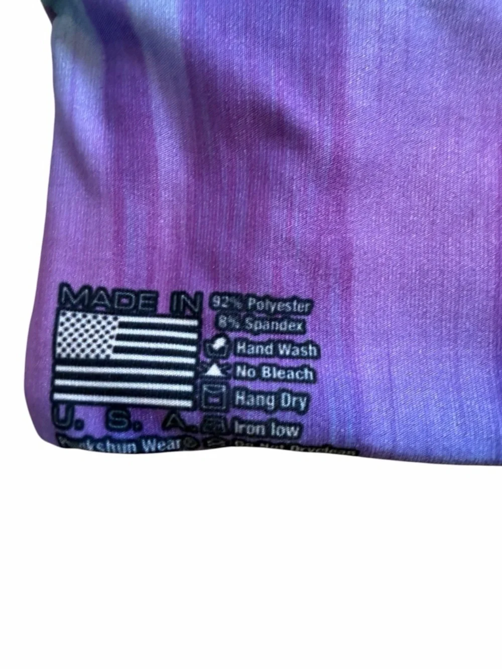Tie-Dye Neck Gaiter - Purple, Blue & Green
